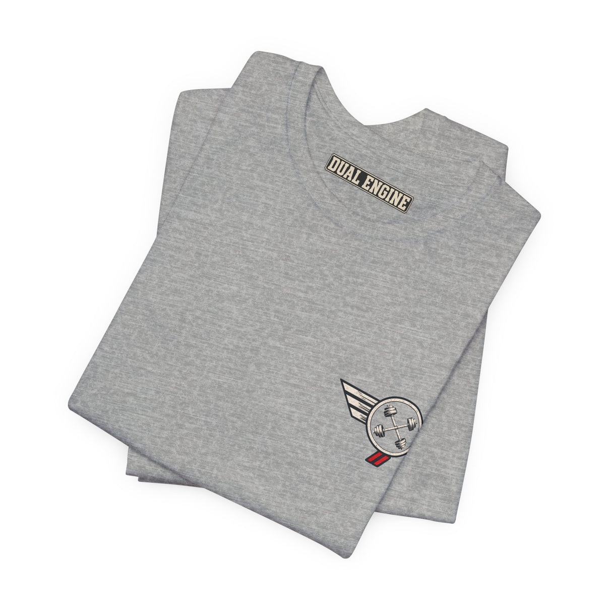 DUAL ENGINE — LONG RUN HEAVY DAY TEE
