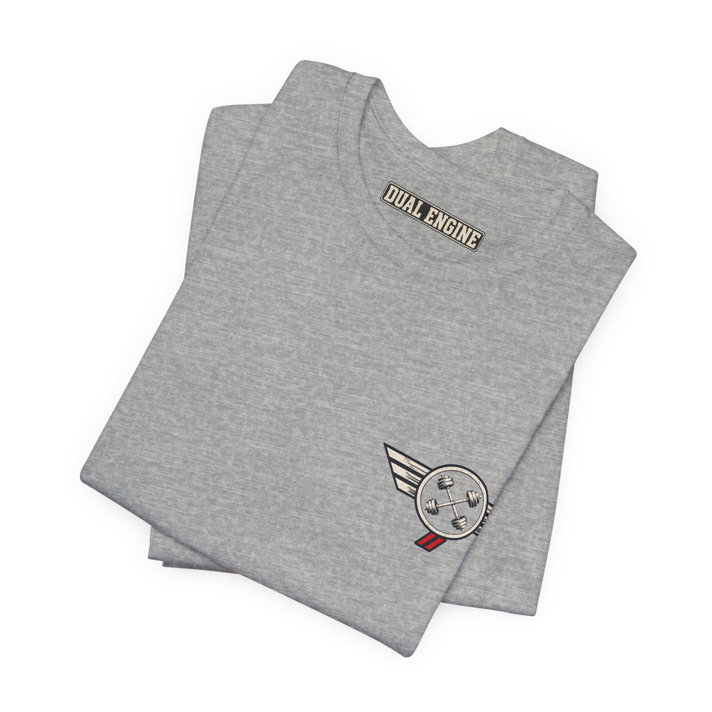 DUAL ENGINE — RUN // LIFT TEE