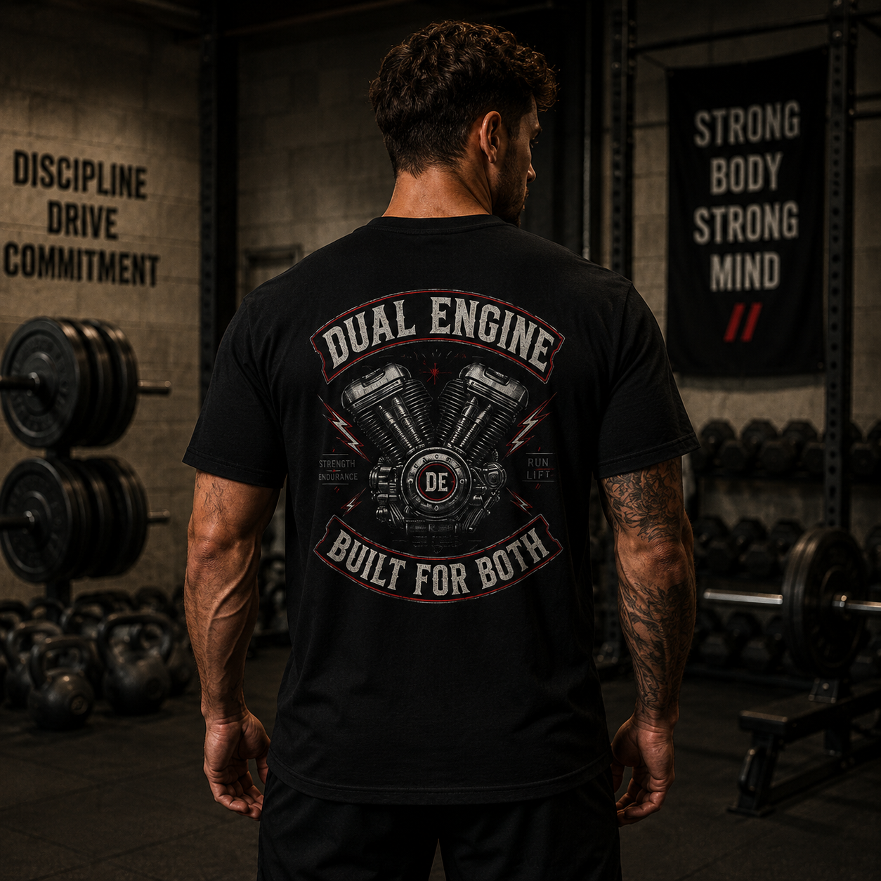 DUAL ENGINE — V-TWIN TEE