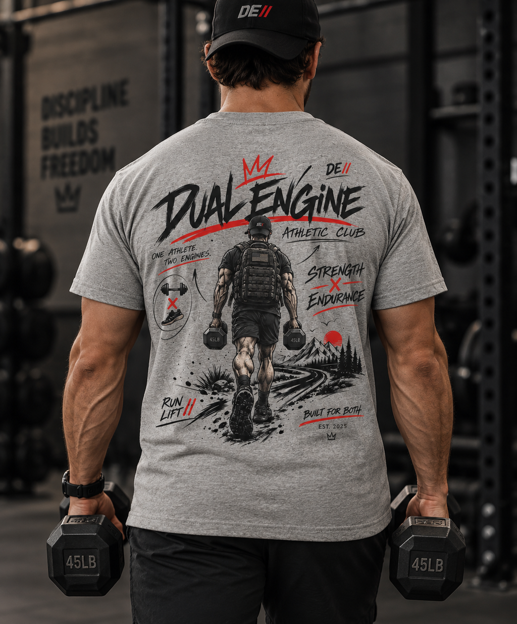 DUAL ENGINE- RUCKING TEE