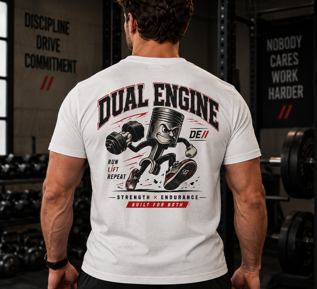 DUAL ENGINE — POWER & PACE TEE