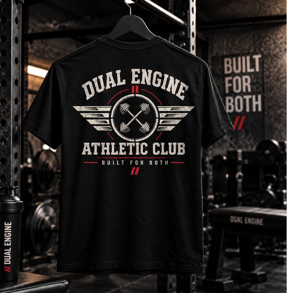 DUAL ENGINE — IRON CLUB TEE