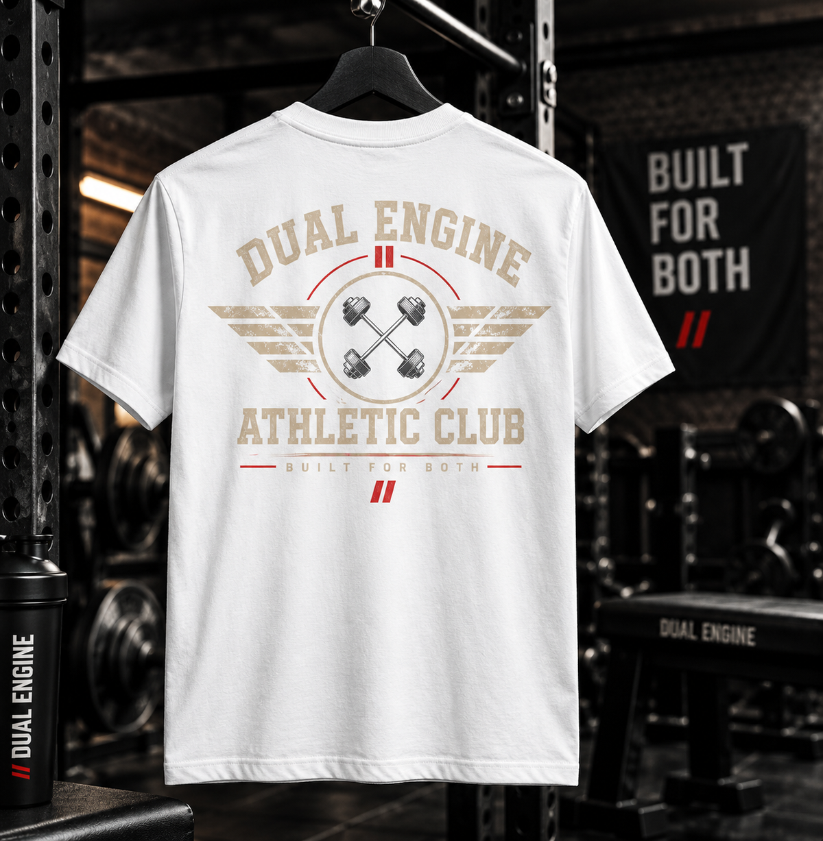 DUAL ENGINE — IRON CLUB TEE