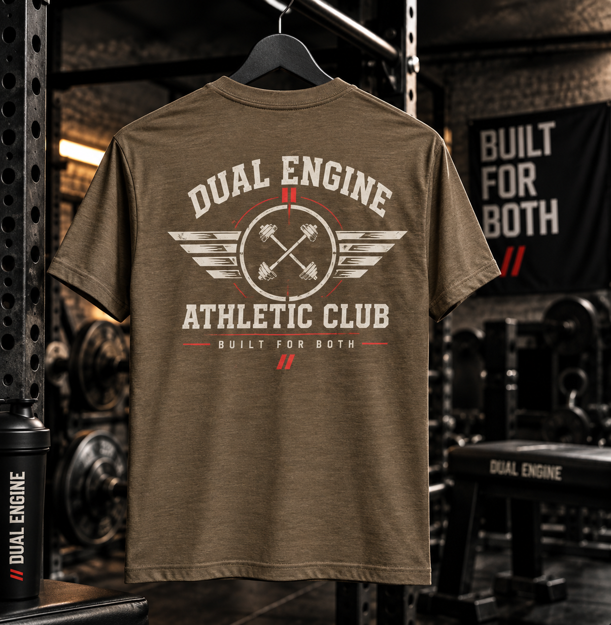 DUAL ENGINE — IRON CLUB TEE