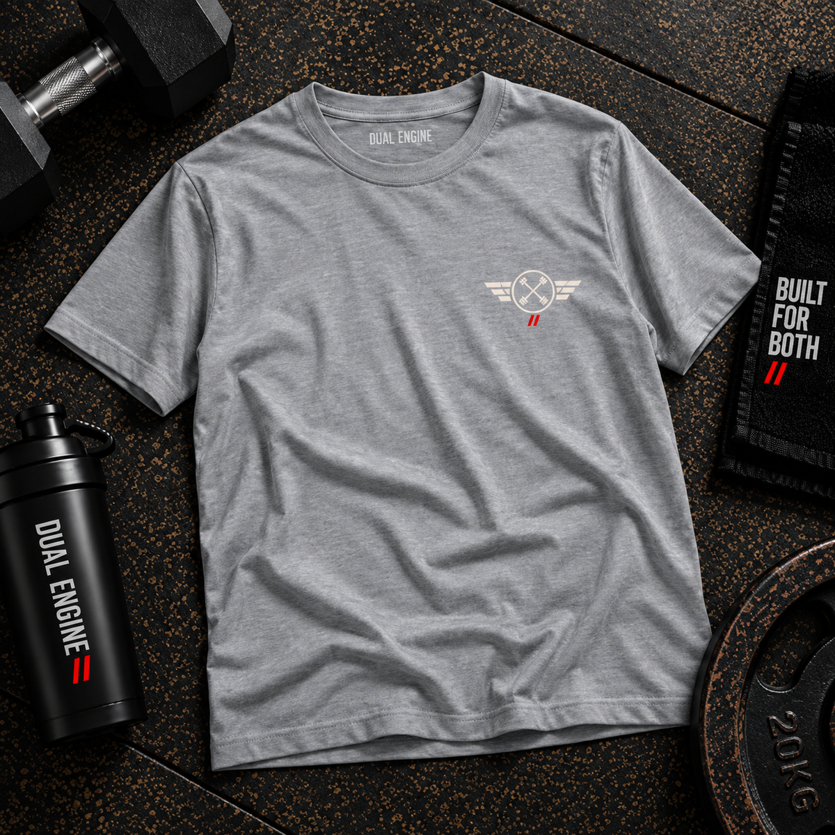 DUAL ENGINE — IRON CLUB TEE