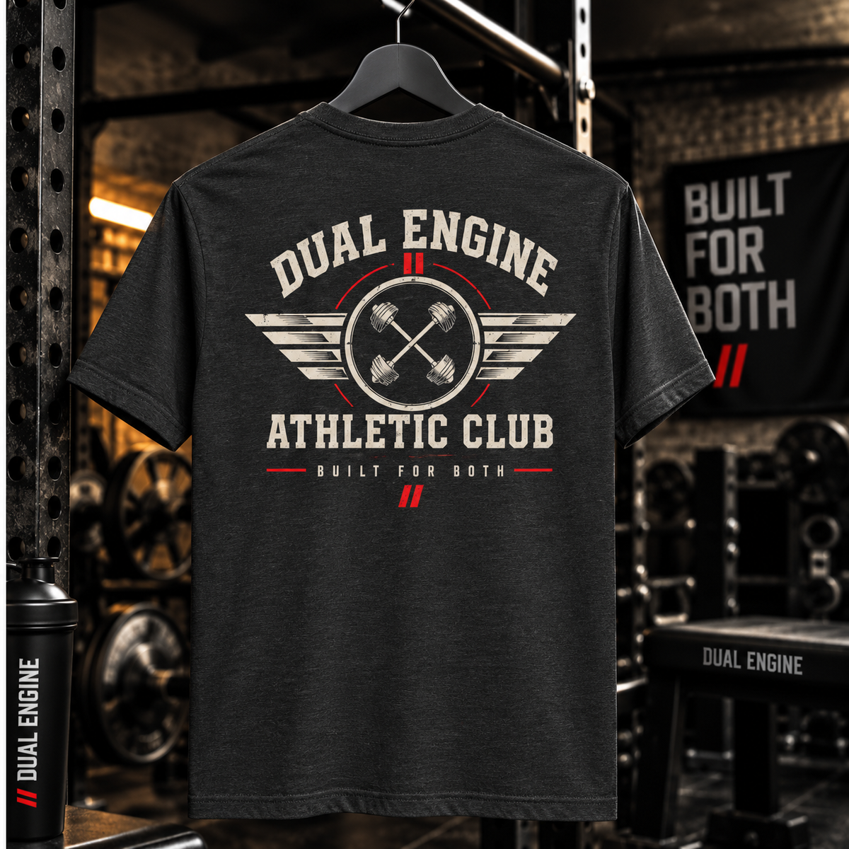 DUAL ENGINE — IRON CLUB TEE