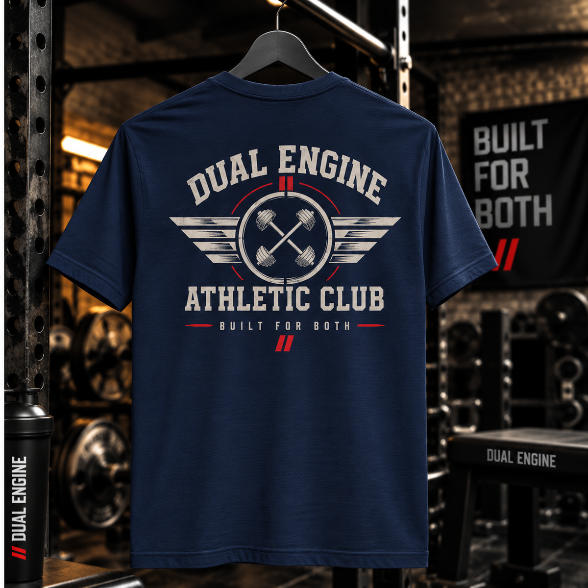 DUAL ENGINE — IRON CLUB TEE