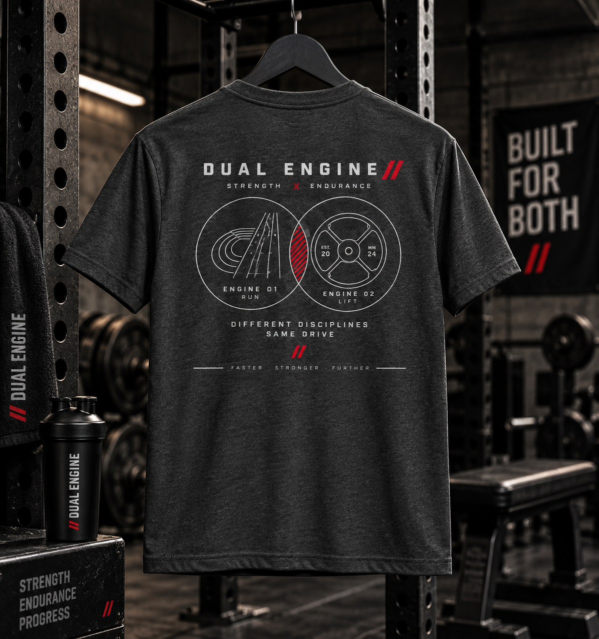 DUAL ENGINE - TWO ENGINES TEE