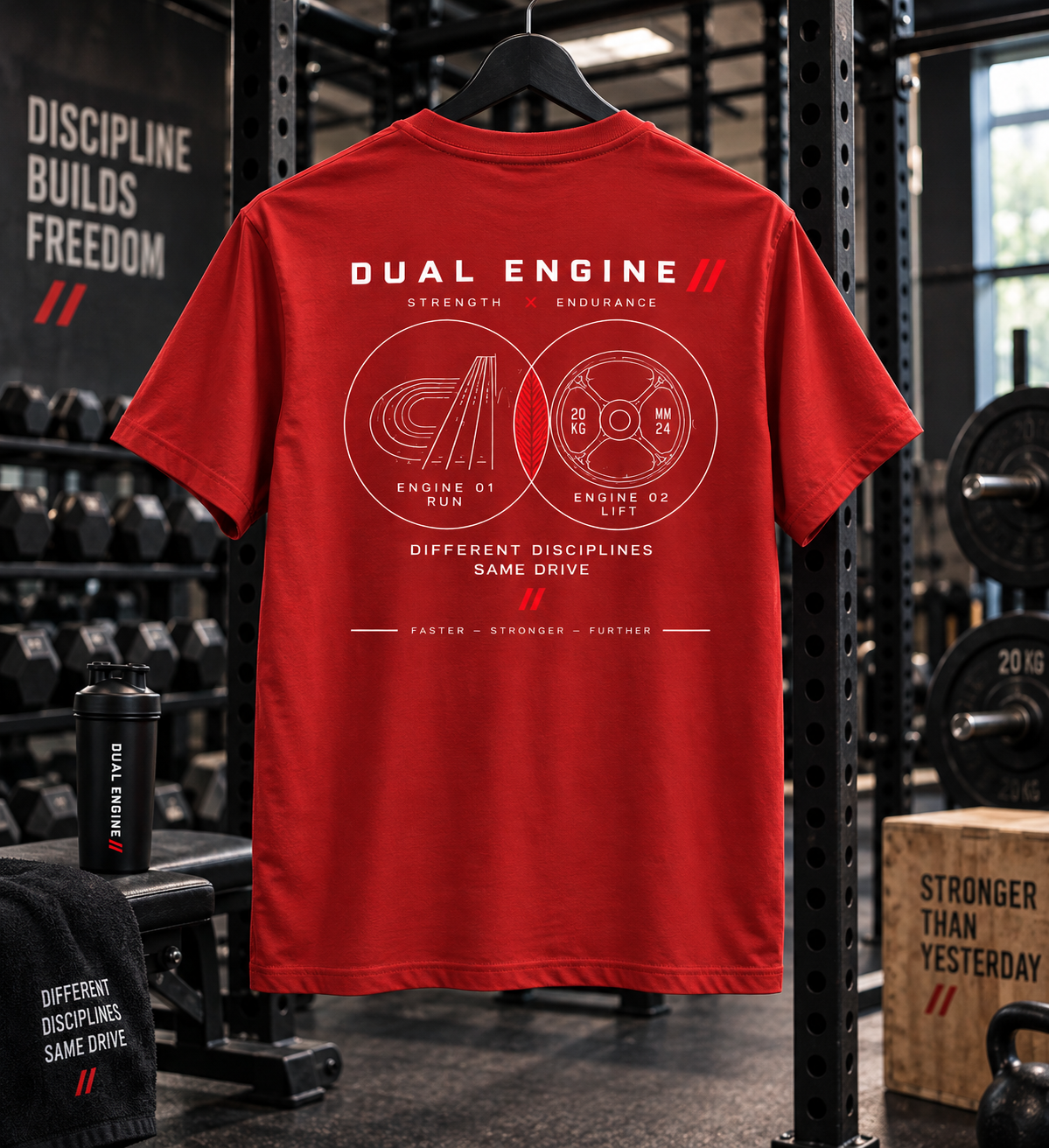 DUAL ENGINE - TWO ENGINES TEE