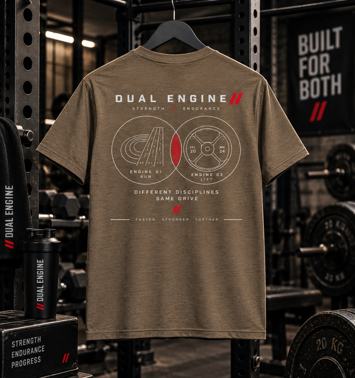 DUAL ENGINE - TWO ENGINES TEE