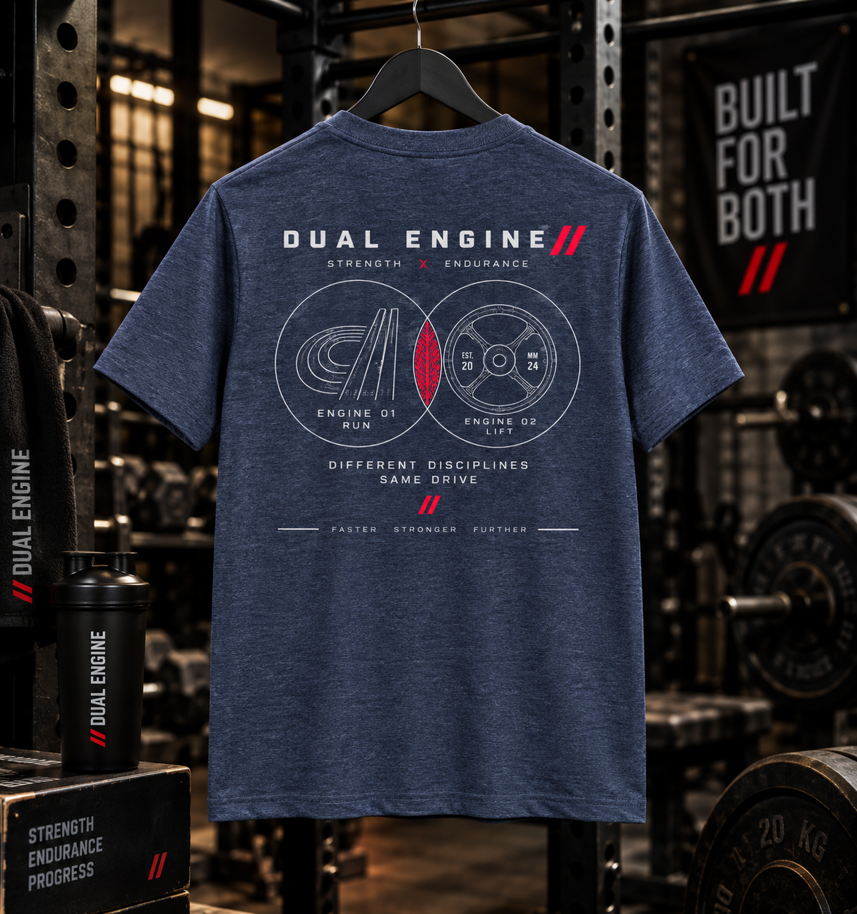 DUAL ENGINE - TWO ENGINES TEE