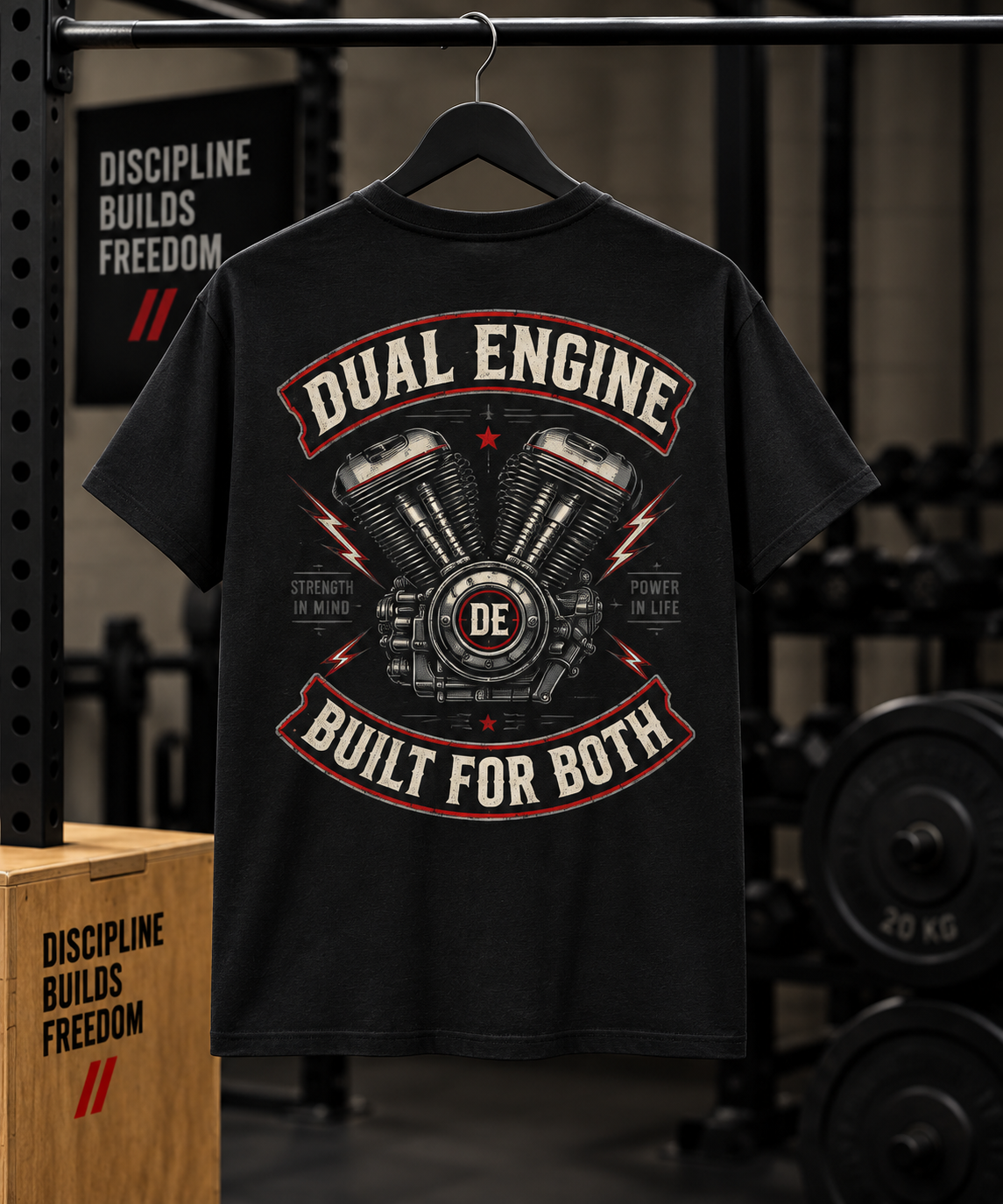 DUAL ENGINE — V-TWIN TEE
