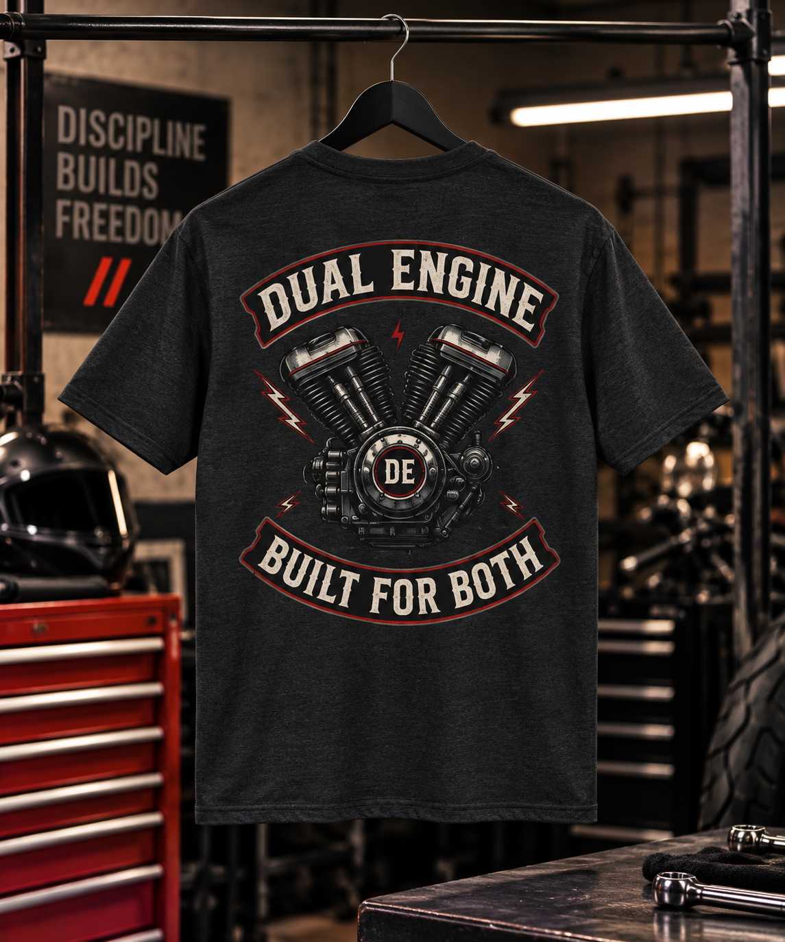 DUAL ENGINE — V-TWIN TEE