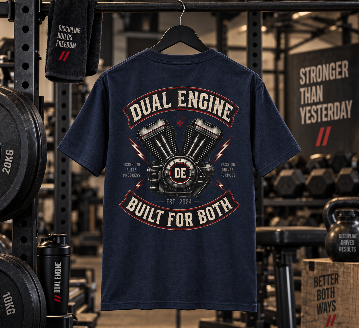 DUAL ENGINE — V-TWIN TEE