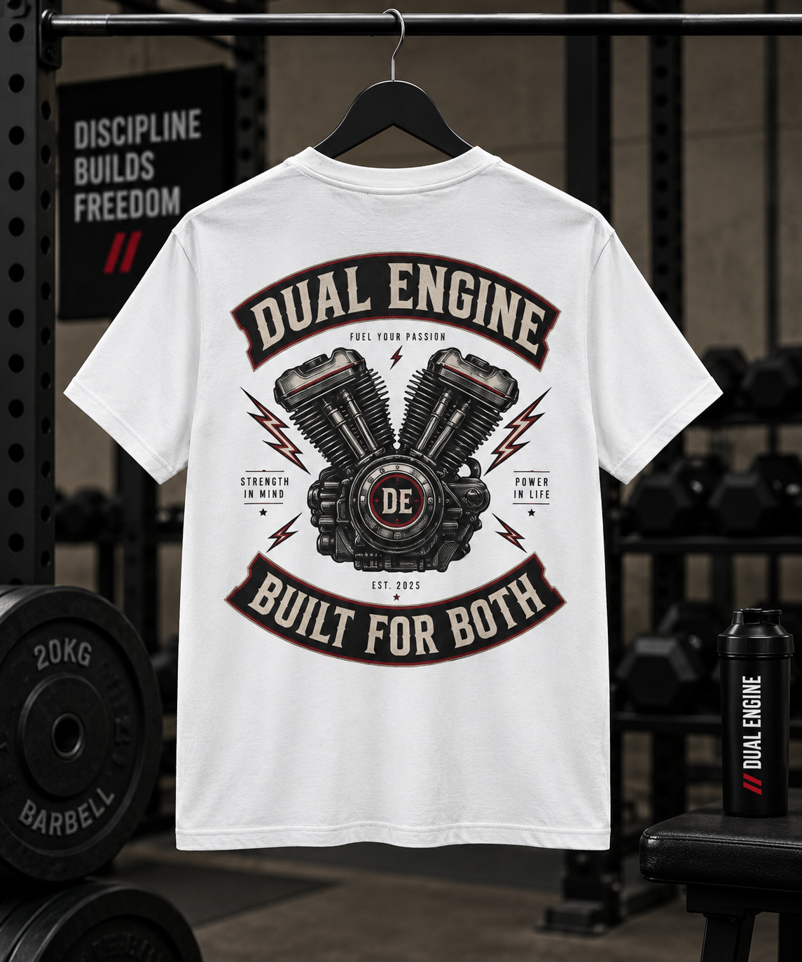 DUAL ENGINE — V-TWIN TEE