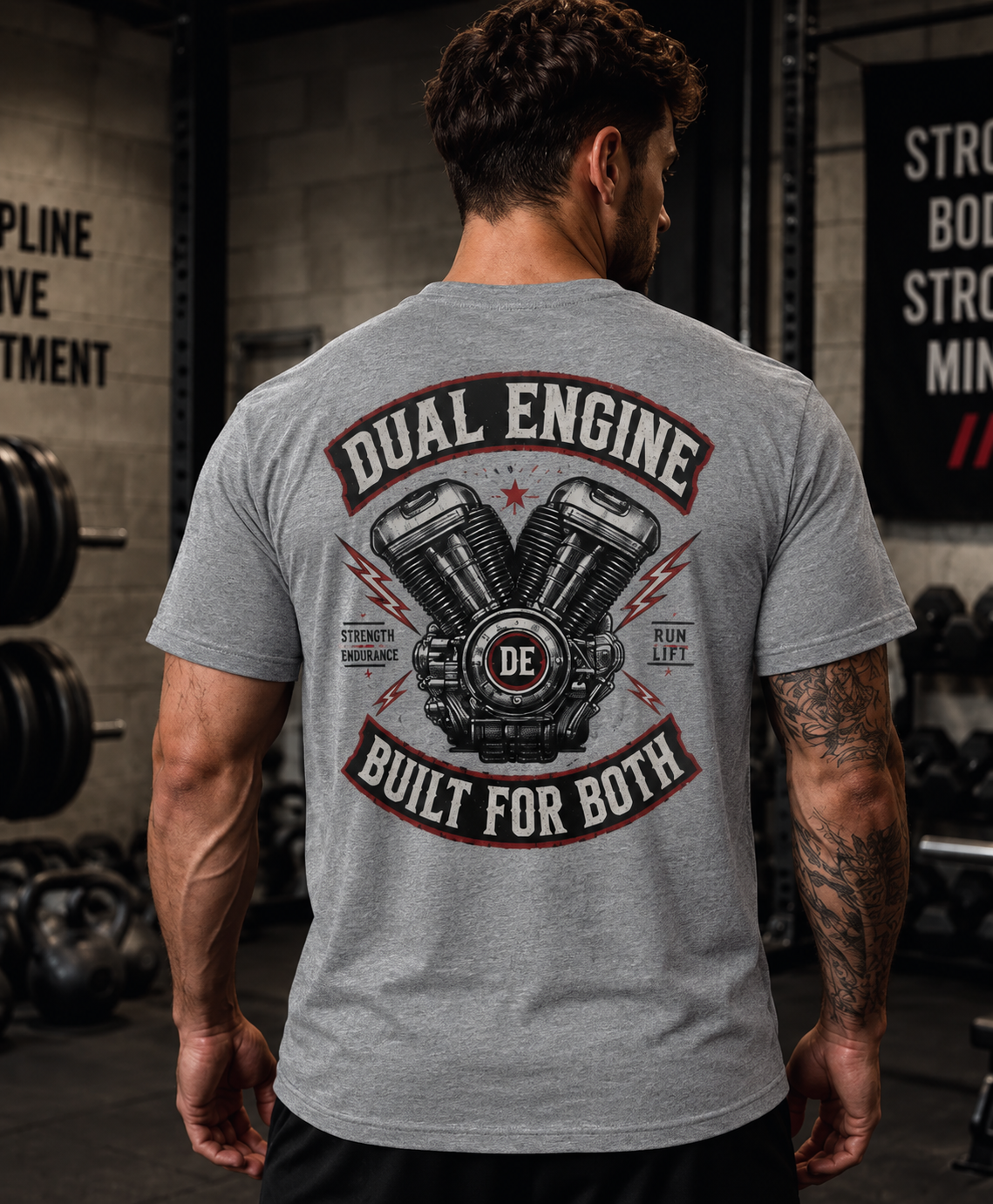 DUAL ENGINE — V-TWIN TEE