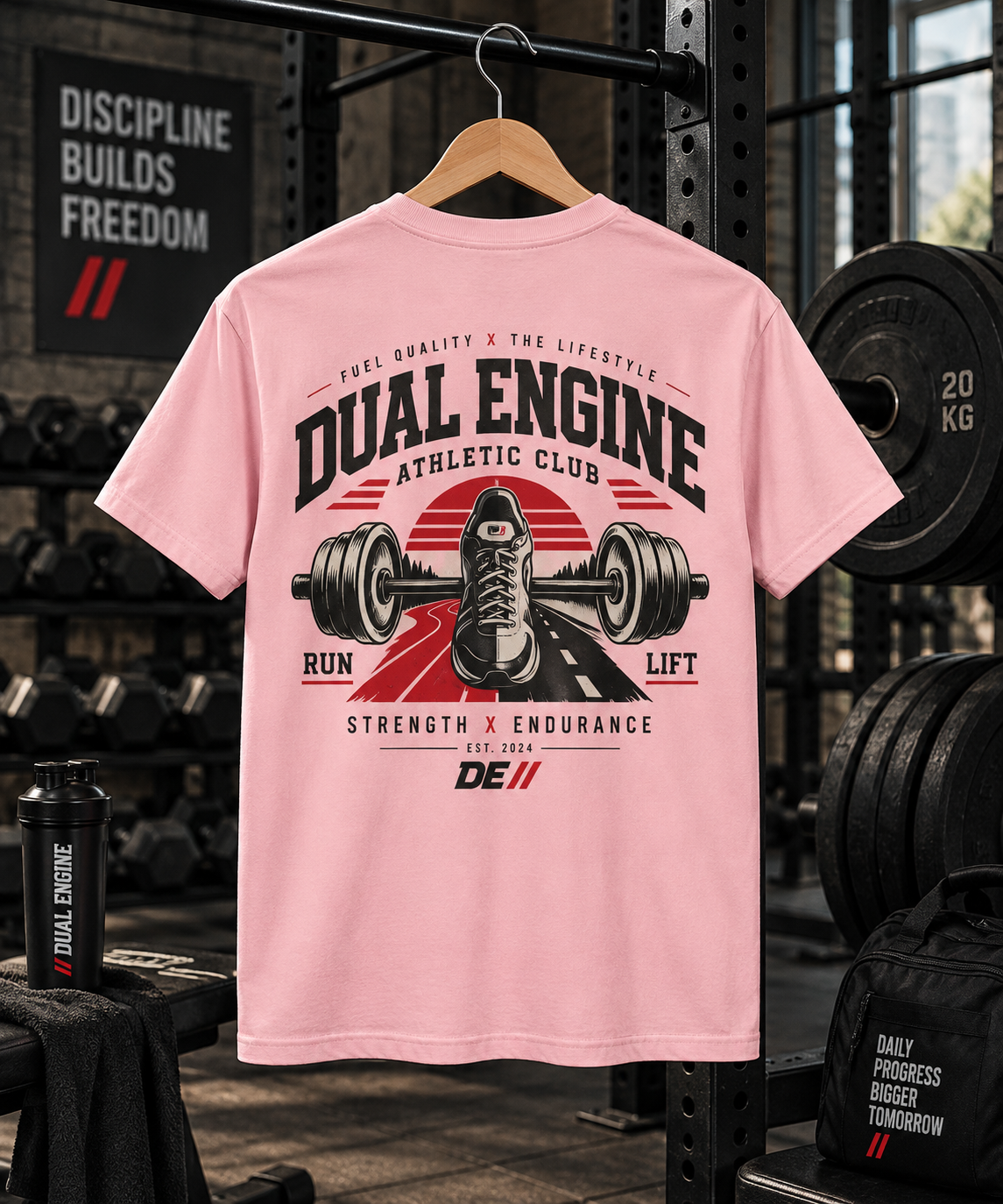 DUAL ENGINE — ATHLETIC CLUB TEE
