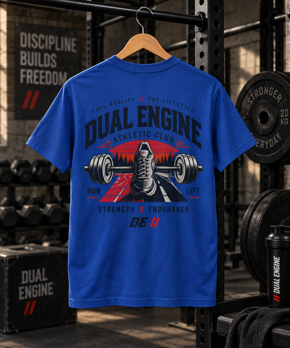 DUAL ENGINE — ATHLETIC CLUB TEE
