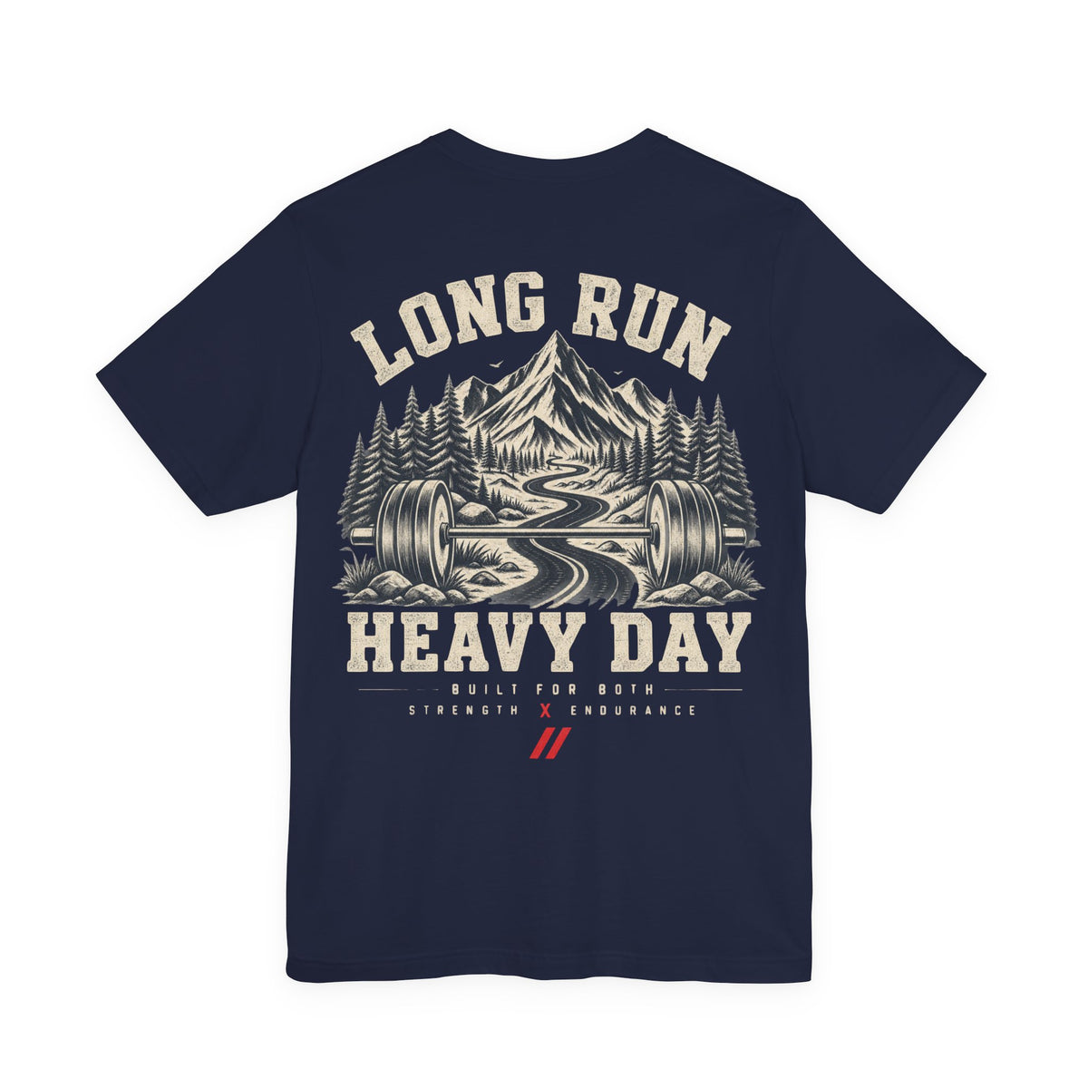 DUAL ENGINE — LONG RUN HEAVY DAY TEE
