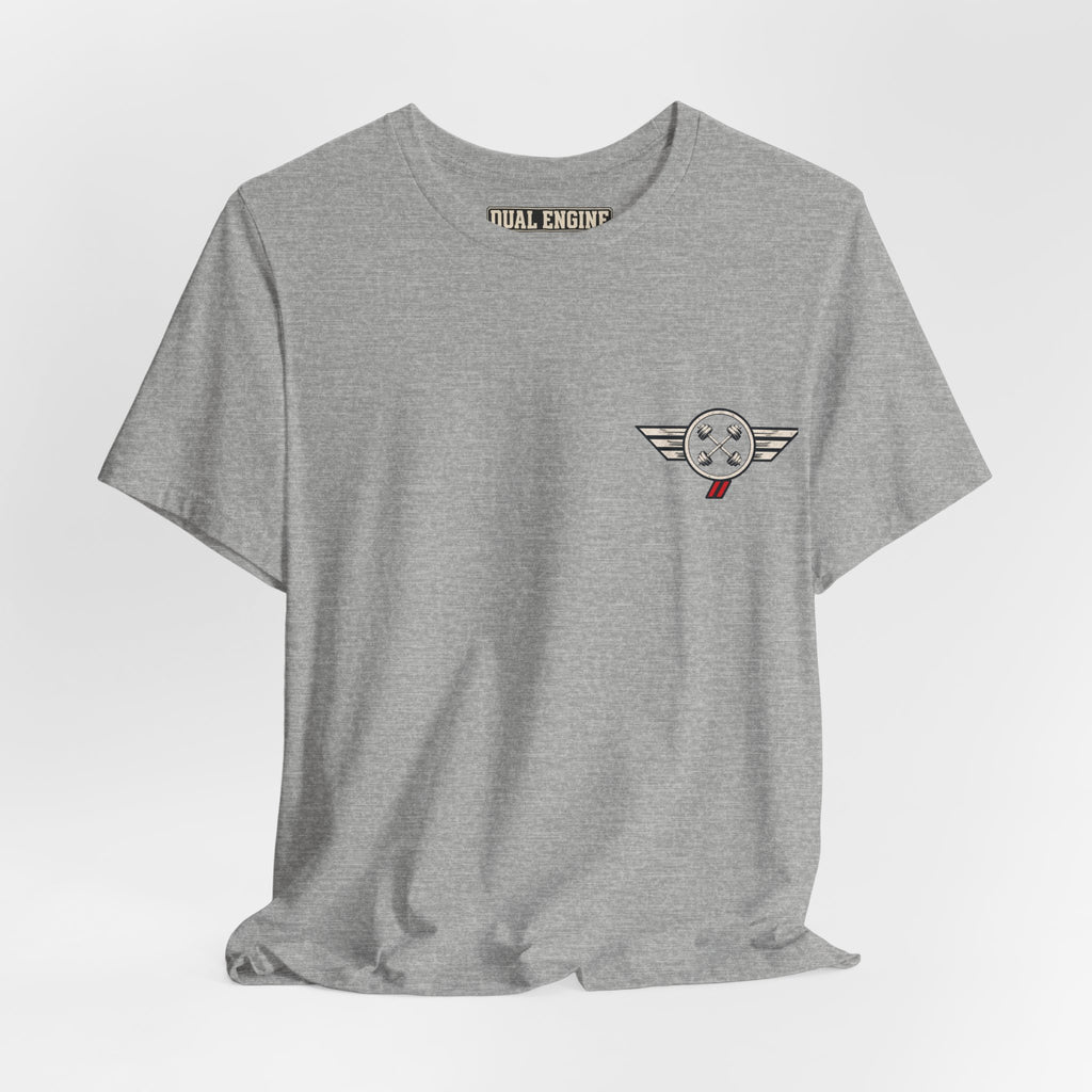 DUAL ENGINE — LONG RUN HEAVY DAY TEE