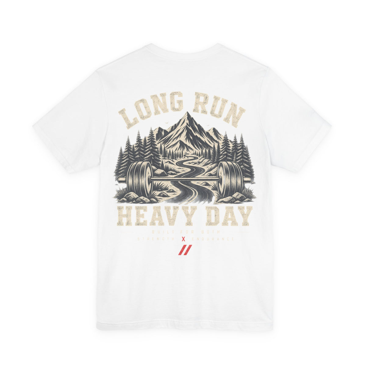 DUAL ENGINE — LONG RUN HEAVY DAY TEE