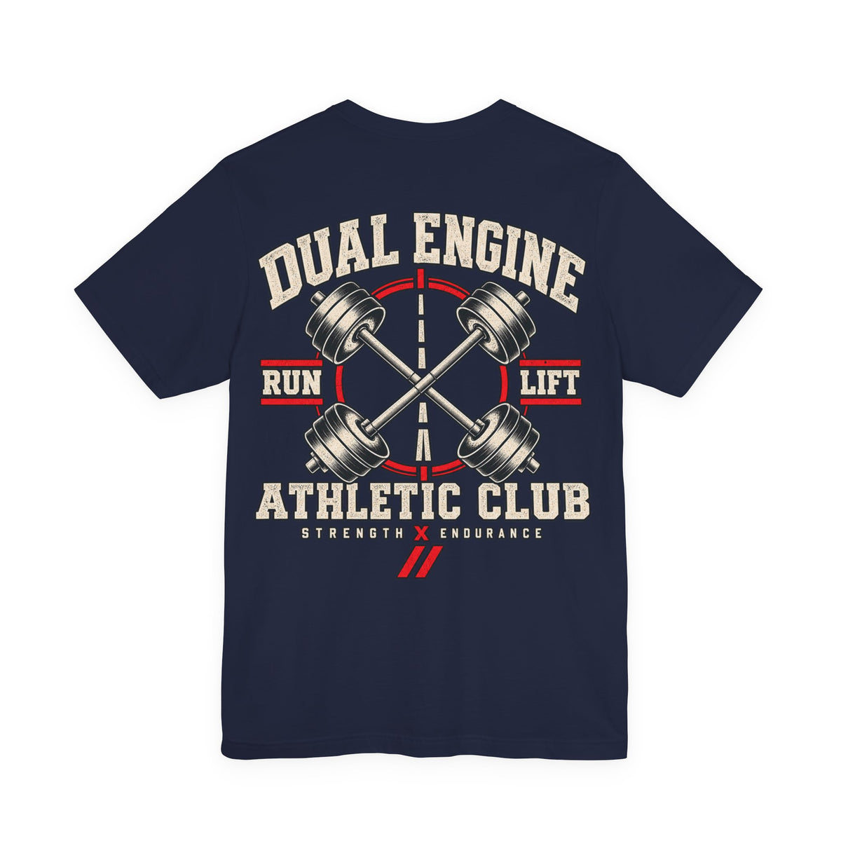 DUAL ENGINE — RUN // LIFT TEE